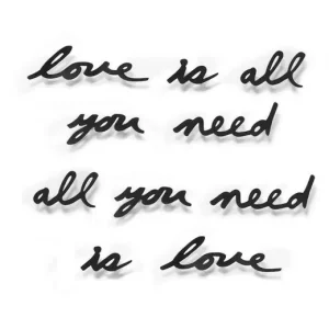 Umbra wanddecoratie tekst Mantra Love Shop Nu