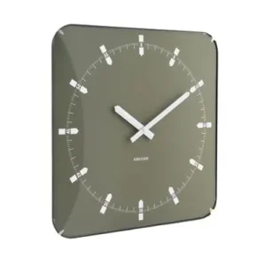 Voordeelprijs Karlsson Wandklok Sucinto Dome - Square - Luxe Groen - 35x35cm