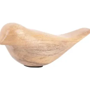 Fabrieksprijs Pt Beeld Bird - Vogel - Mango - Naturel Hout - 21x7,5x12cm