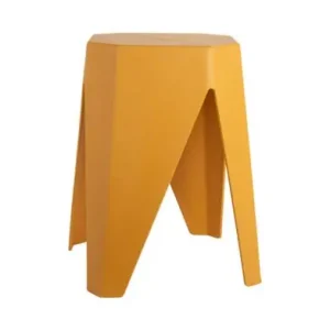 Koop Online Leitmotiv Kruk Cherish - Kunststof - Helder Geel - 29x29x47cm