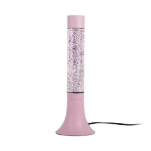 Bestel Nu Leitmotiv Tafellamp Astro Glitter - Glitterlamp - Zacht Roze - 13x13x37,5cm