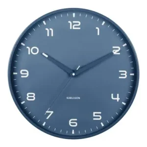 Betrouwbaar Karlsson Wandklok Orgullo - Blauw - Ø40cm