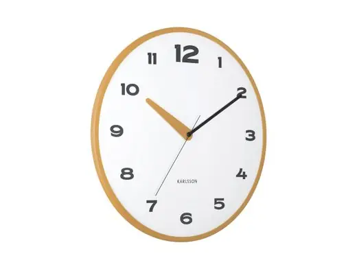 Bulkbestelling Karlsson Wandklok Brisk Dome - Oker Geel - Ø40cm