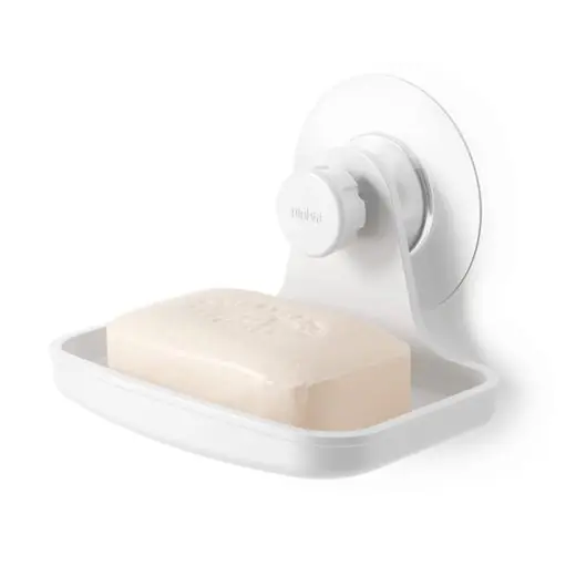 Umbra Zeepbakje Flex Adhesive - Zelfklevend - Wandmodel - Wit - 5.5x10.5x6cm Bestel Nu