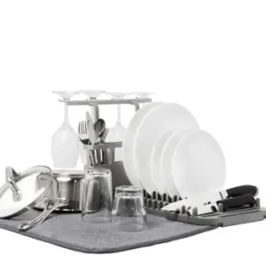 Beste Prijs Umbra Afdruiprek Udry - Large - Met Droogmat - Donker Grijs - 61x45.7x27.6cm