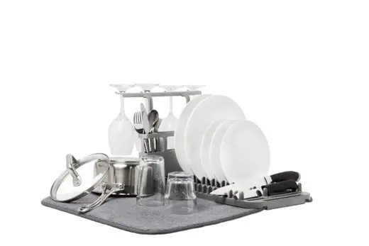 Beste Prijs Umbra Afdruiprek Udry - Large - Met Droogmat - Donker Grijs - 61x45.7x27.6cm