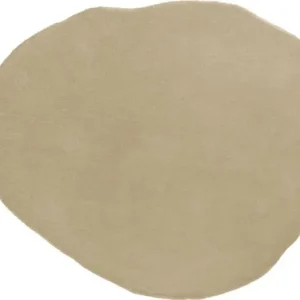 Alleen Vandaag Leitmotiv Kleed Organic Round - Wol - Zand Bruin - 145x145cm