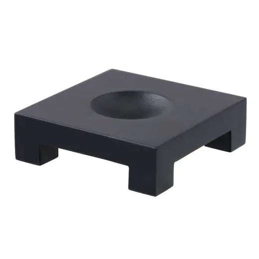Fabrieksprijs Mova Onderdeel - Losse Standaard - Vierkant Zwart - 12x12x3,6cm