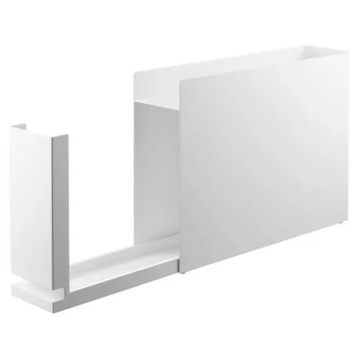 Hoge Kwaliteit Yamazaki Kruidenrek Tower - Uitschuifbaar - Wit - 50-93 x 12,5 x 36,7 cm