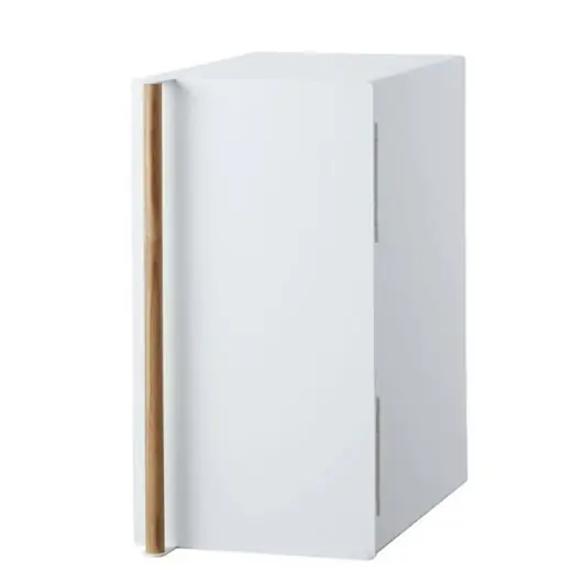 Yamazaki Broodbak Tosca - Hoog - Staand Model - Wit - Naturel Hout - 22x32x41cm Direct Verzonden