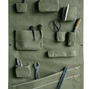 Fabrieksprijs Zuperzozial Wanddisplay On the Road Wall Pockets - Washable Paper - 100% Recyclebaar - Groen - 90x60x6cm
