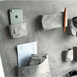 Zuperzozial Wanddisplay On the Road Wall Pockets - Washable Paper - 100% Recyclebaar - Grijs - 90x60x6cm Actieprijs