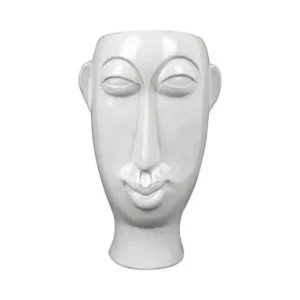 Pt Bloempot Mask - Long - Wit - 16,2x27,2cm Weekendaanbieding