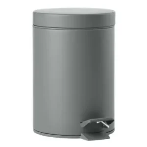 In De Mode Zone Denmark Pedaalemmer Solo - Soft Touch - Grijs - 17x17x25cm-3 Liter