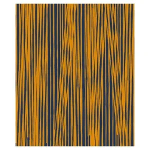 Pt Fleecedeken Oblique Lines - Donkerblauw - Currygeel - 150x180cm Exclusieve Aanbieding