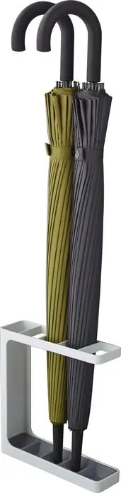 Yamazaki Paraplubak Grind - Rechthoek - Wit - 23,5x6,5x24,3cm Gratis Verzending