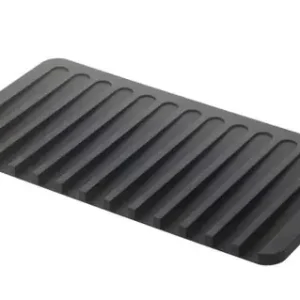 Yamazaki Afdruipmat Flow - Zwart - 38x20x1,2cm Uitverkoop