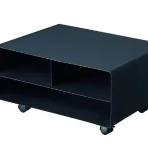 Yamazaki Opbergrek Tower - Voor Printer - Bureau-organizer Met Wieltjes - Zwart - 37x48x19cm Wereldwijde Verzending