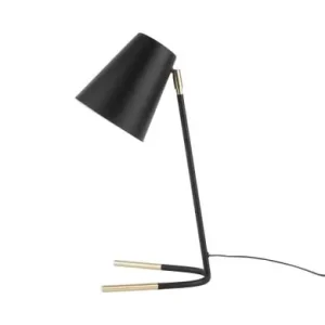 Lage Prijs Leitmotiv Tafellamp Noble - Zwart - 15,5x46cm