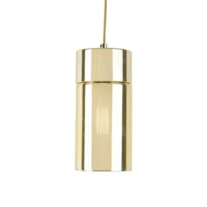 Laatste Versie Leitmotiv Hanglamp Lax - Spiegel Finish - Goud - Ø12x24,5cm