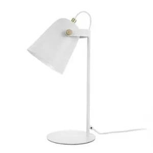 Modern Leitmotiv Bureaulamp Steady - Mat Wit - 12,5x36cm