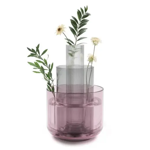 Koopje Umbra Vaas Layla - Set Van 3 - Kleur Assorti - 15x15x24cm