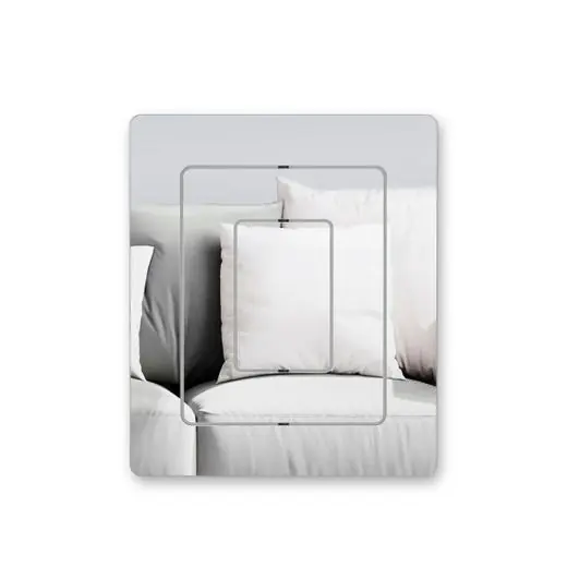 Exclusief Umbra Wandspiegel Echo - Rechthoek - Clear - 54x64x5cm
