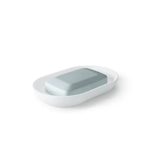 Exclusieve Aanbieding Umbra Zeepbakje Junip - Ovaal - Wit - 8x14cm