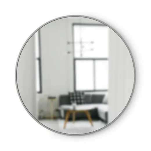 Umbra Wandspiegel Hub - Rond - Grijs - Ø93cm Trendy