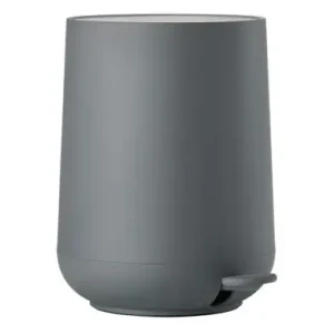 Zone Denmark Pedaalemmer Nova One - Soft Touch - Grijs - Grey - Ø23x29cm-5 Liter Finale Uitverkoop