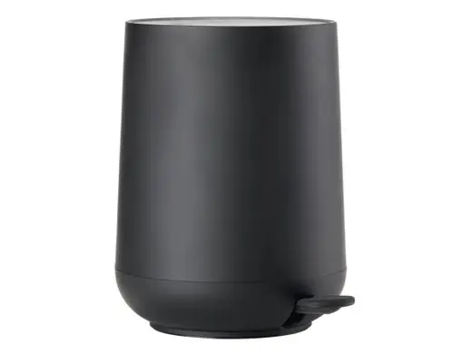 Topkwaliteit Zone Denmark Pedaalemmer Nova One - Soft Touch - Zwart - Black - Ø23x29cm-5 Liter