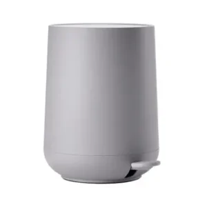 Zone Denmark Pedaalemmer Nova One - Soft Touch - Meeuw Grijs - Gull Grey - Ø20,5x23,5cm-3 Liter Nieuw