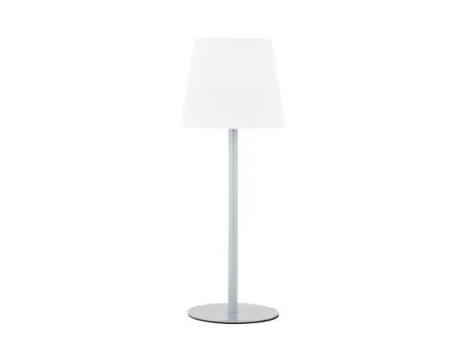 Luxe Leitmotiv Tafellamp Outdoors - Licht Blauw - Ø15x27-40,5cm