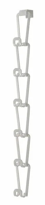 Op = Op Yamazaki Opbergrek Chain - Small - Tassenrek - 6 Tassen - Wit - 7,5x8x77cm