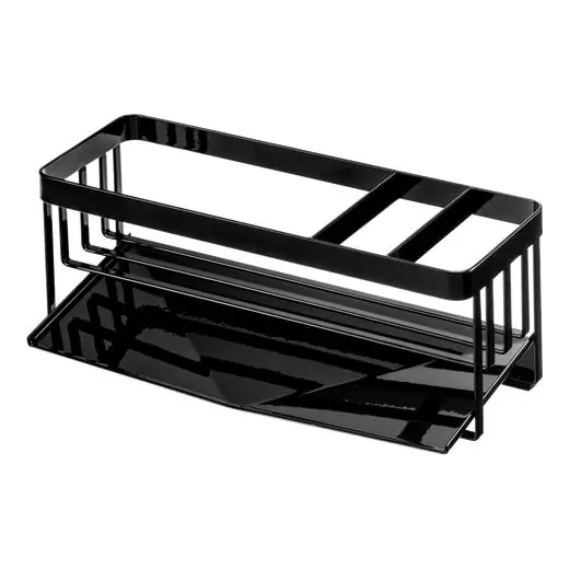 Yamazaki Gootsteenorganiser Tower - Zwart - 25x10x9,5cm Premium