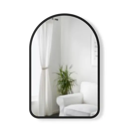Favoriet Umbra Wandspiegel Hub - Boogvormig - Zwart - 62x3x93cm