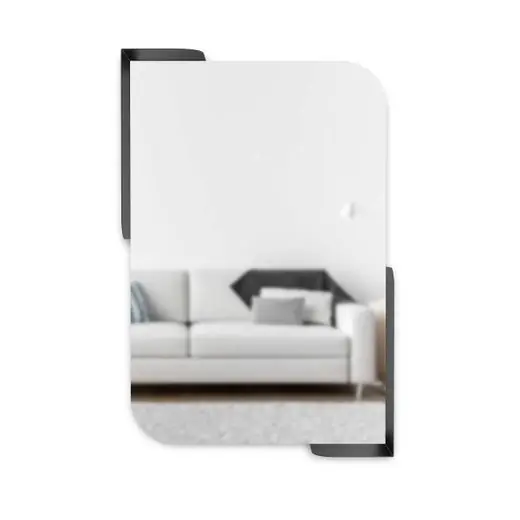 Must-Have Umbra Wandspiegel Alcove - Zwart - 52x13x77cm