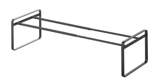 Yamazaki Schoenenrek Frame - Uitschuifbaar - 41 Tot 70 Cm - Zwart - 25x17,5cm Betrouwbaar