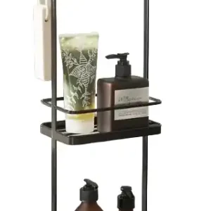 Aanbieding Yamazaki Badkamerrek Tower - 3 Laags - Slim - Zwart - 18x12x67cm