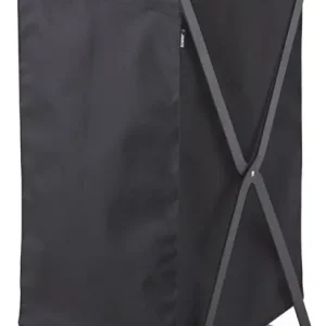 Voordeelprijs Yamazaki Wasmand Tower - Inklapbaar - 45 Liter - Zwart - 30x36x64cm