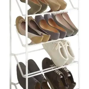 Premium Yamazaki Schoenenrek Frame - 4 Laags - Slim - Wit - 53x17,5x80cm