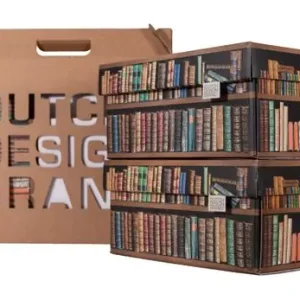 Fabrieksprijs Dutch Design Brand Opbergbak Storage Box Medium - Set Van 2 - Van Karton - Books - Boeken - 33,2x24,2x16,5cm