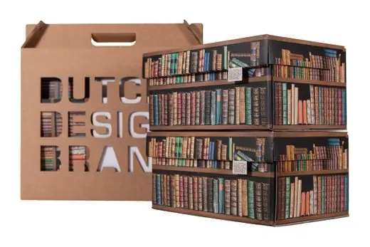 Fabrieksprijs Dutch Design Brand Opbergbak Storage Box Medium - Set Van 2 - Van Karton - Books - Boeken - 33,2x24,2x16,5cm