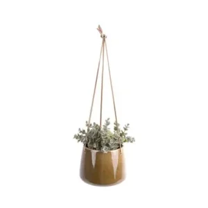Pt Bloempot Unique - Hangend - Large - Karamelbruin - Ø17x13,4cm Tijdelijk Beschikbaar