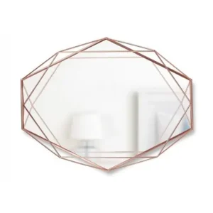 Umbra Wandspiegel Prisma - Koper - 56,5x42,5x8,3cm Luxe
