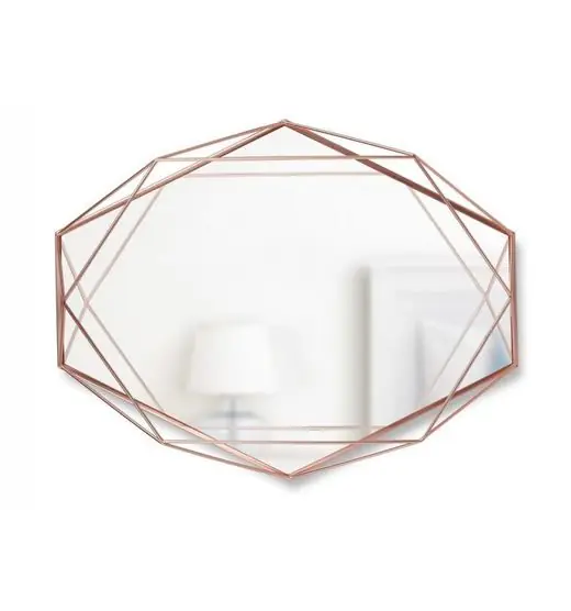 Umbra Wandspiegel Prisma - Koper - 56,5x42,5x8,3cm Luxe