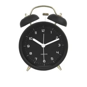 Shop Nu Karlsson Wekker Classic Bell Zwart - Aluminium - Ø 10cm