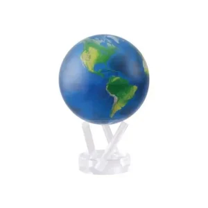 Mova Wereldbol World - Op Zonne Energie - Aarde Naturel - STE-NE - Ø11,5cm Uitverkoop