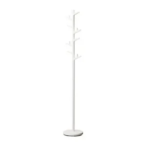 Aanbieding Yamazaki staande kapstok Branch Pole - 8 haken - wit - 28x28x176 cm