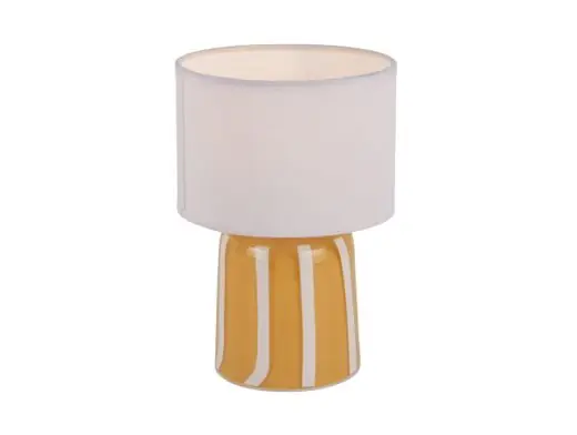 Leitmotiv Tafellamp Verano LED - Batterijfunctie - Helder Geel - 13,5x13,5x20cm Trendy